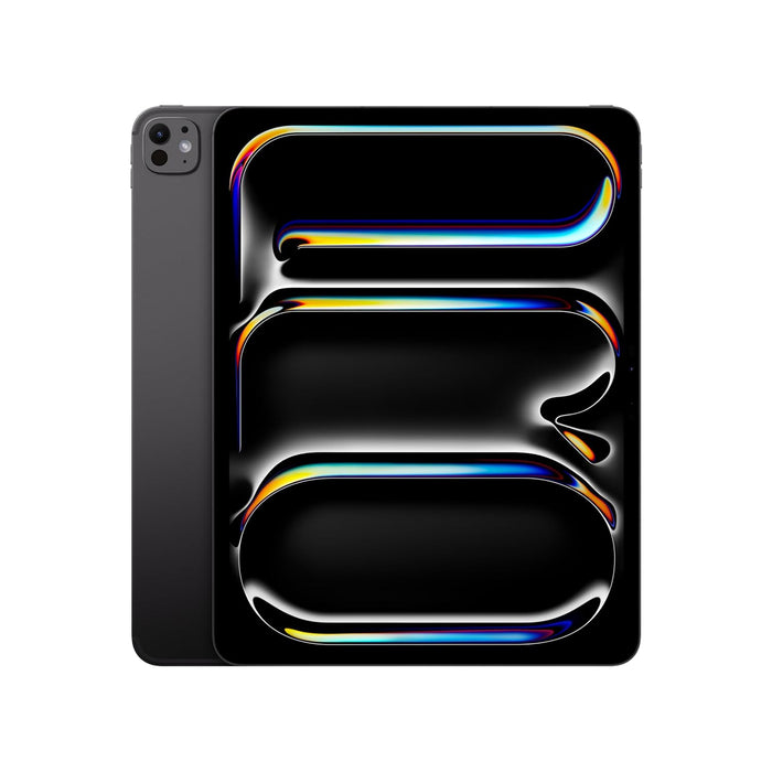 Apple iPad Pro 13″ (M4): Ultra Retina XDR Display, 512GB, 12MP Front Camera / 12MP Back Camera, LiDAR Scanner, Wi-Fi 6E + 5G Cellular with eSIM, All-Day Battery Life, Standard Glass — Space Black