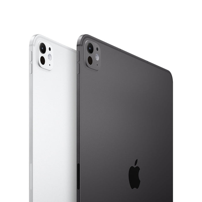 Apple iPad Pro 13″ (M4): Ultra Retina XDR Display, 512GB, 12MP Front Camera / 12MP Back Camera, LiDAR Scanner, Wi-Fi 6E + 5G Cellular with eSIM, All-Day Battery Life, Standard Glass — Space Black