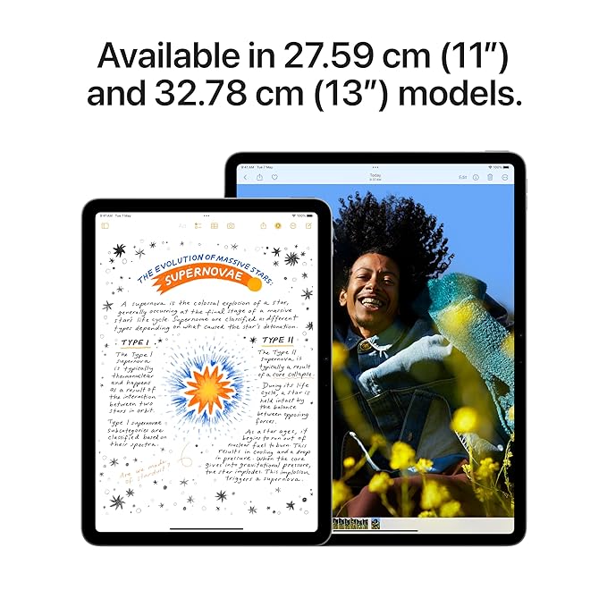 Apple iPad Air 11″ (M2): Liquid Retina Display, 256GB, Landscape 12MP Front Camera / 12MP Back Camera, Wi-Fi 6E, Touch ID, All-Day Battery Life-Blue