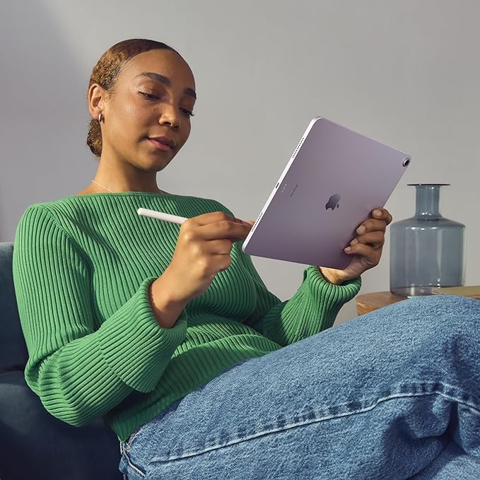Apple iPad Air 11″ (M2): Liquid Retina Display, 256GB, Landscape 12MP Front Camera / 12MP Back Camera, Wi-Fi 6E, Touch ID, All-Day Battery Life-Gray