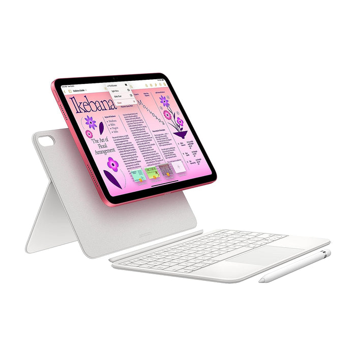 Apple iPad (10th Generation): with A14 Bionic chip, 256GB, Wi-Fi 6, 12MP front/12MP Back Camera, Touch ID, All-Day Battery Life-Silver