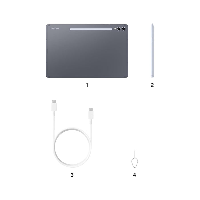 Samsung Galaxy Tab S10 Plus, S Pen in-Box, 31.5 cm (12.4 inch) Dynamic AMOLED 2X Display, 12 GB RAM, 256 GB Storage, Wi-Fi Tablet, Moonstone Gray