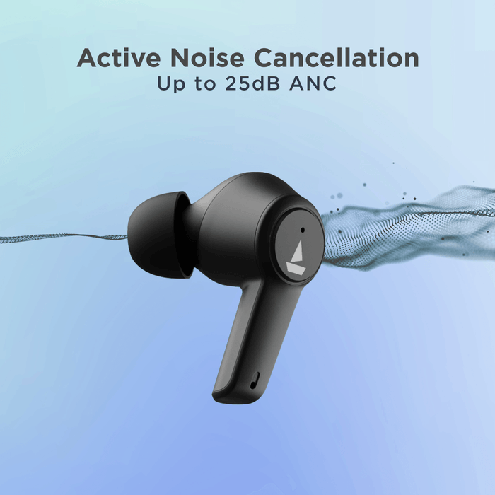 Airdopes 411 ANC with 10mm Drivers, ASAPTM Charge Technology, Up to 25dB ANC, ENx™ Technology, 17.5 Hours Playback