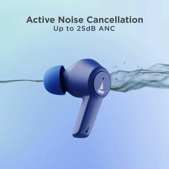 Airdopes 411 ANC with 10mm Drivers, ASAPTM Charge Technology, Up to 25dB ANC, ENx™ Technology, 17.5 Hours Playback