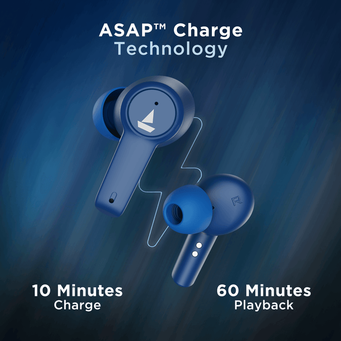 Airdopes 411 ANC with 10mm Drivers, ASAPTM Charge Technology, Up to 25dB ANC, ENx™ Technology, 17.5 Hours Playback