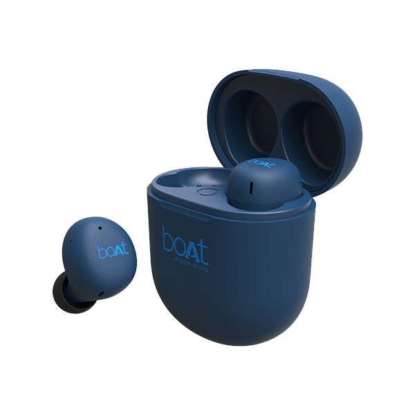 Airdopes 383 Equipped with 7mm Rhythmic Dynamic Drivers, Nonstop Music Up To 20 hours, 500mAh Charging Case