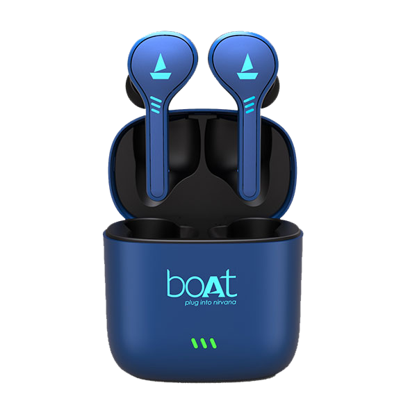 boAt Airdopes 433 with 7mm drivers, IPX4 dust and water resistance, 500mAh Charging Case, Music upto 10 Hours